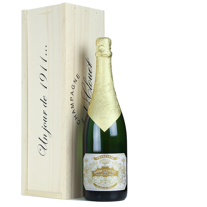 klein Afstudeeralbum Verslijten Champagne Un Jour 1911 - Clouet - Cadeau - B.J. de Logie Wijn